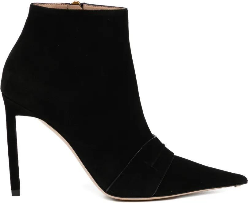 TOM FORD 100 mm laarzen met puntige neus Zwart