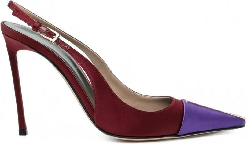 TOM FORD 105mm Thea slingback pumps Paars