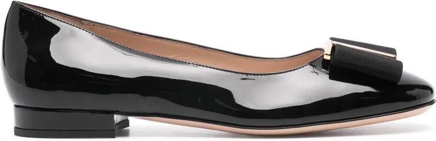 TOM FORD Audrey 20 mm gelakte ballerina's Zwart - Foto 1