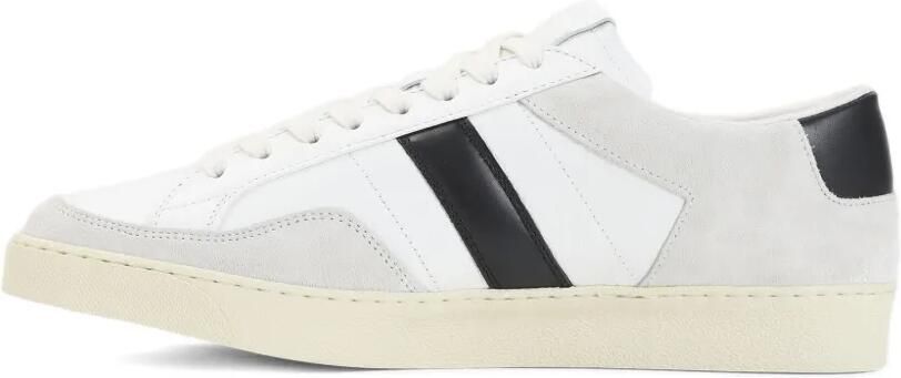 TOM FORD Blake sneakers van bewerkt leer en suède Wit - Foto 4