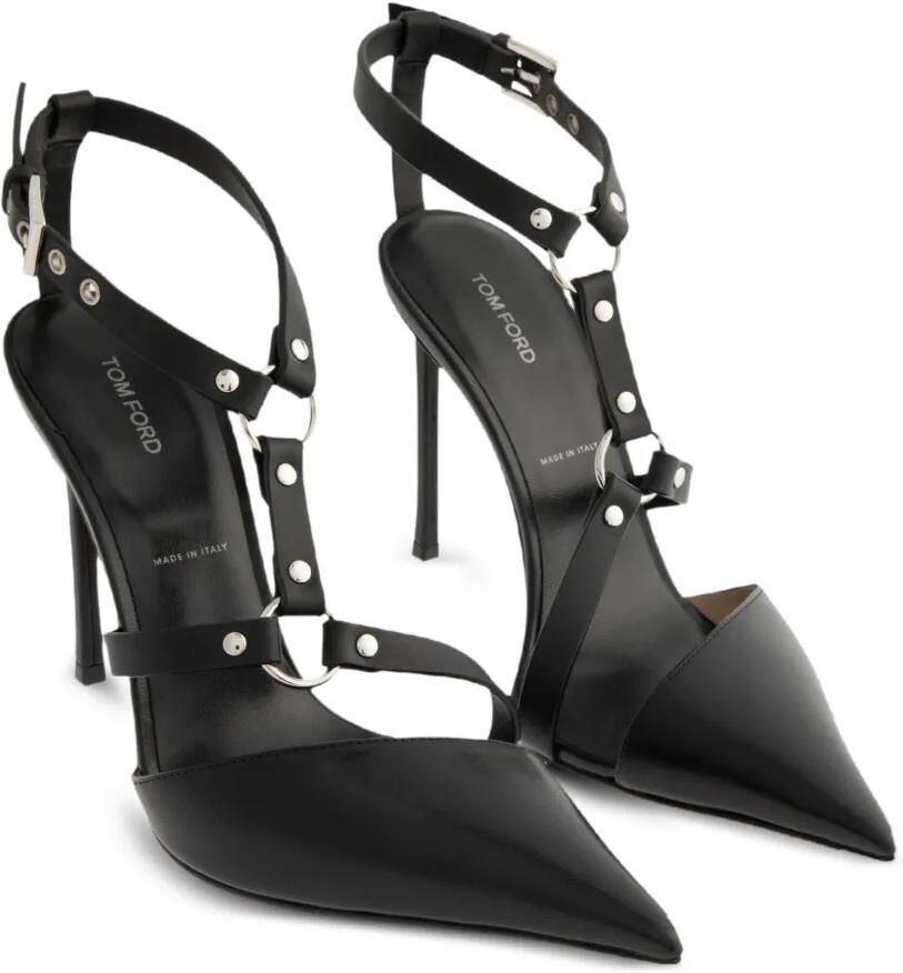TOM FORD Bound leren pumps verfraaid met studs Zwart - Foto 2