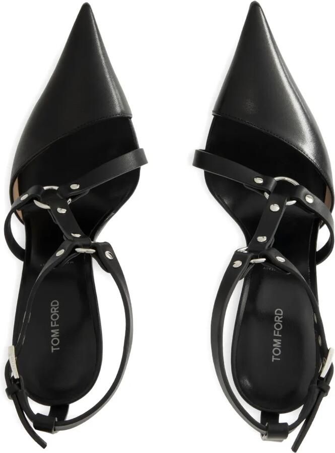 TOM FORD Bound leren pumps verfraaid met studs Zwart - Foto 4
