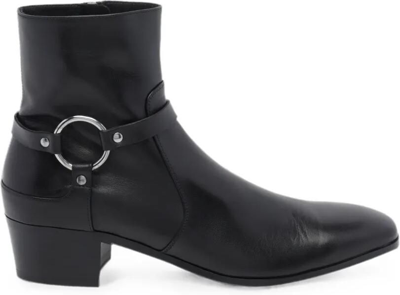 TOM FORD Clint bikerlaarzen met gespdetail Zwart