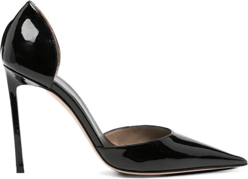TOM FORD D'Orsay pumps met lakleren afwerking Zwart