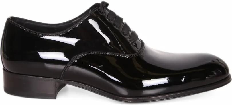 TOM FORD patent leather Edgar evening lace-up shoes Zwart