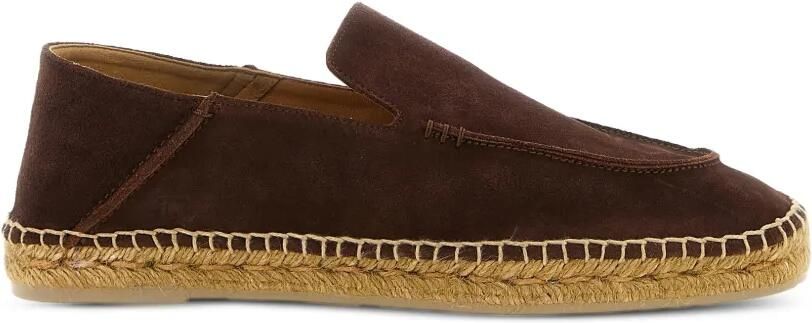 TOM FORD Finn suède espadrilles Bruin