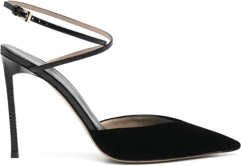 TOM FORD Fluwelen wikkelpumps Zwart
