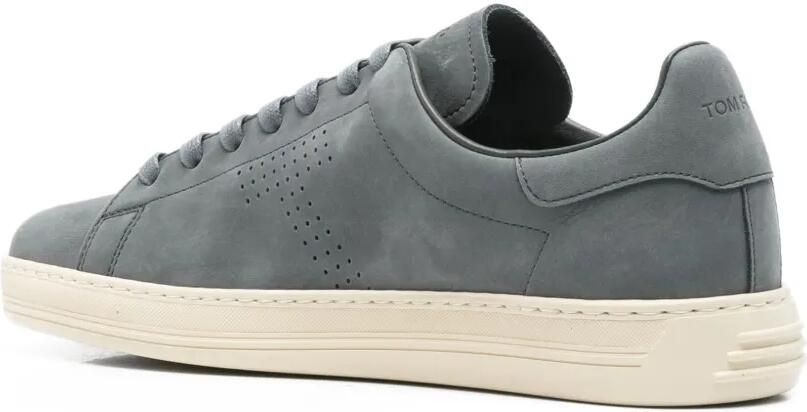 TOM FORD Geperforeerde sneakers Blauw - Foto 3