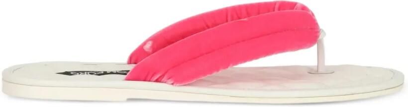 TOM FORD Gewatteerde teenslippers Roze