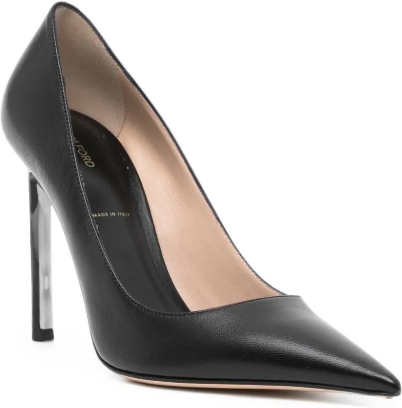 TOM FORD Glanzend leren pumps van 105 mm Zwart - Foto 3