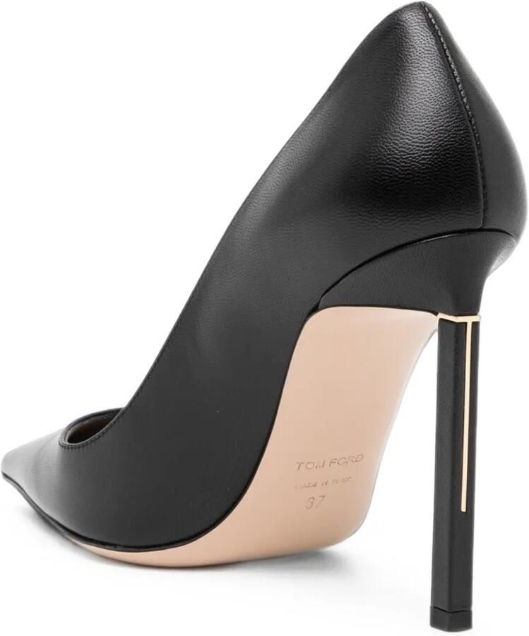 TOM FORD Glanzend leren pumps van 105 mm Zwart - Foto 2