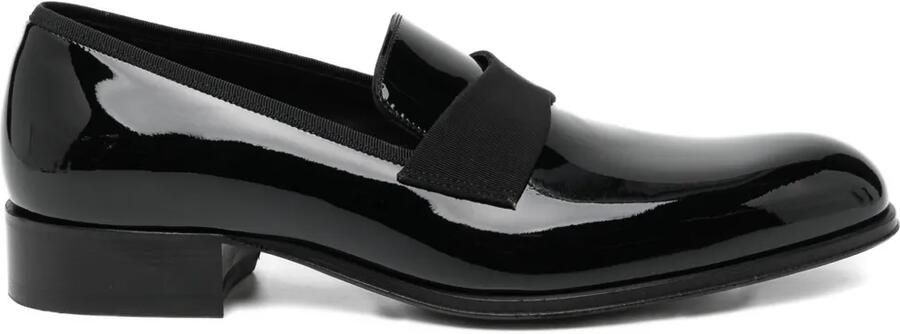 TOM FORD Lakleren loafers Zwart