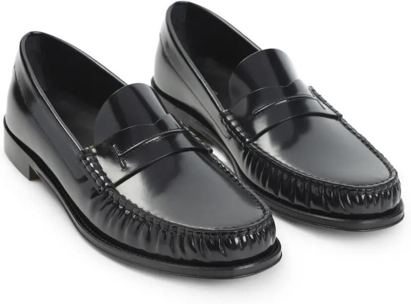 TOM FORD Leren loafers Zwart