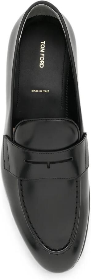 TOM FORD Leren loafers Zwart - Foto 4