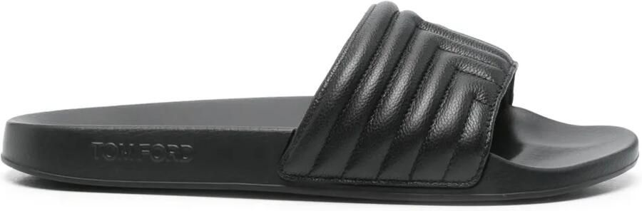 TOM FORD Leren muiltjes Zwart