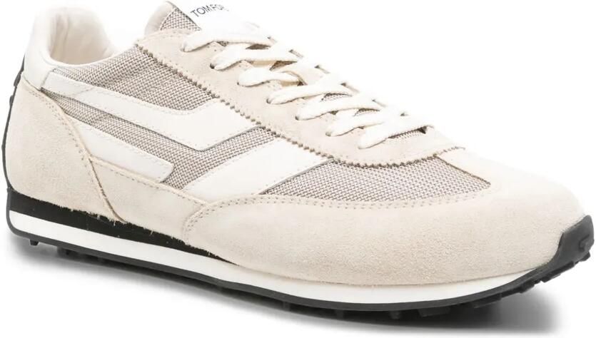 TOM FORD Leren sneakers Beige - Foto 3
