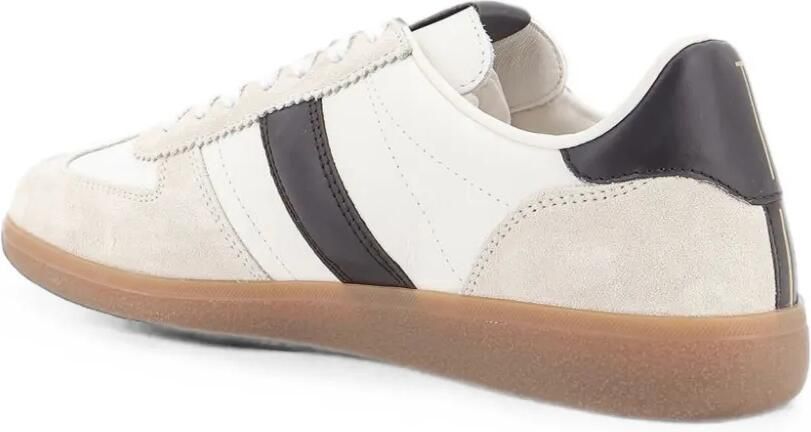 TOM FORD Leren sneakers met vlakken Wit - Foto 3