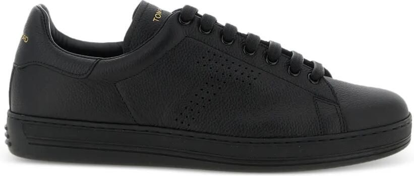 TOM FORD Leren sneakers Zwart