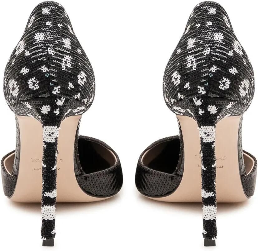 TOM FORD Pumps met geborduurde pailletten Zwart - Foto 2