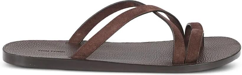 TOM FORD Sandalen met bandje Bruin