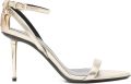 TOM FORD Sandalen met enkelbandje en hangslot Goud - Goud