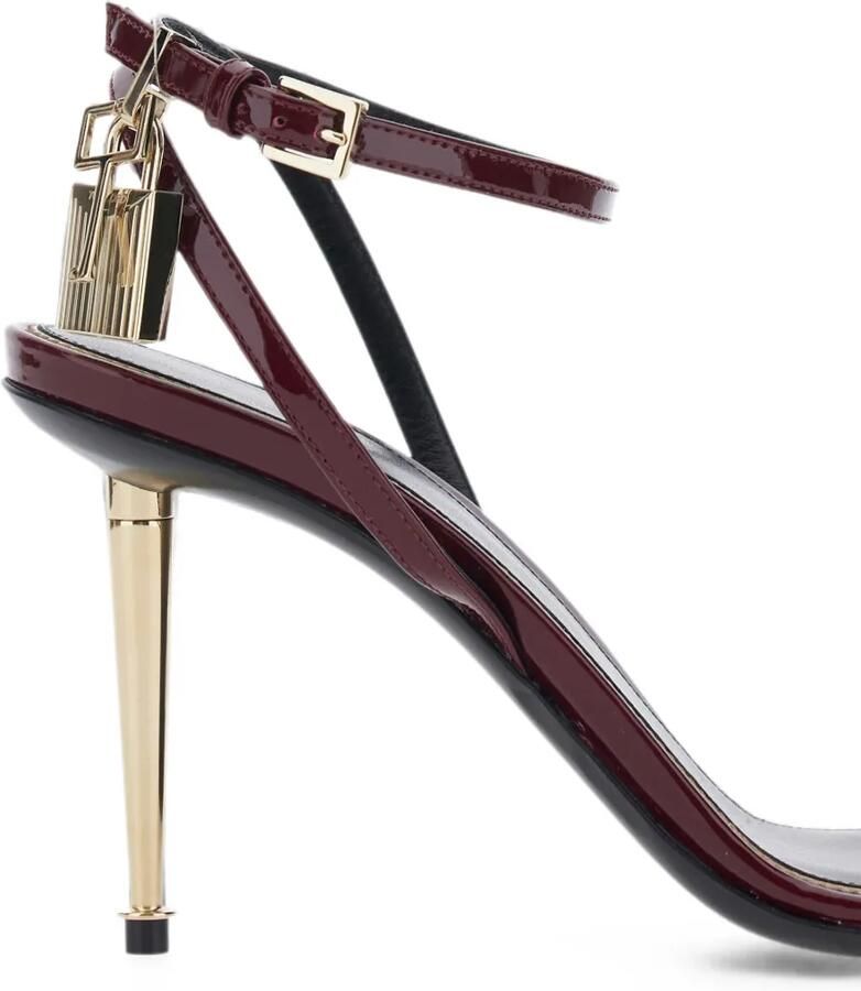 TOM FORD Sandalen met hangslot en enkelbandje Rood - Foto 2