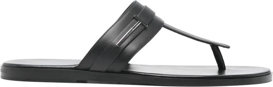 TOM FORD Sandalen met logodetail Zwart