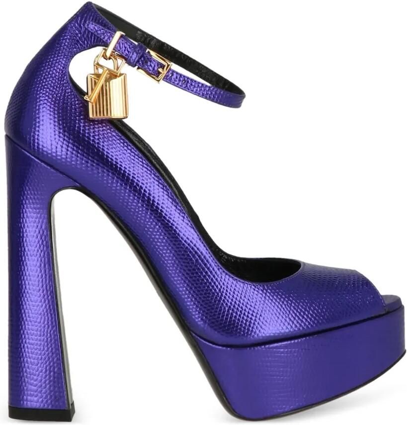 TOM FORD Sandalen met plateauzool Paars