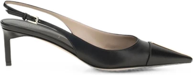 TOM FORD Slingback pumps met logoplakkaat Zwart