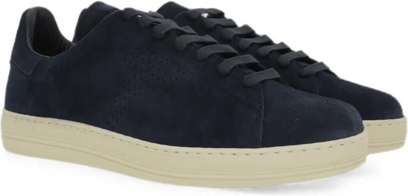 TOM FORD Sneakers met geperforeerd detail Blauw - Foto 4