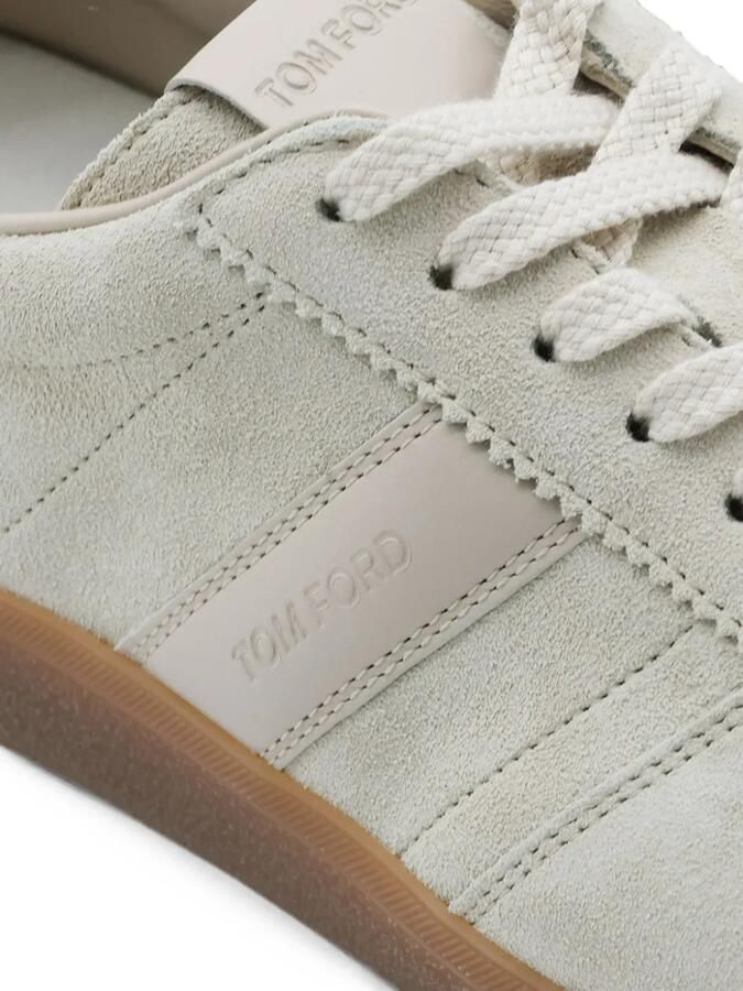 TOM FORD Sneakers met leren vlakken en logo-reliëf Wit - Foto 2