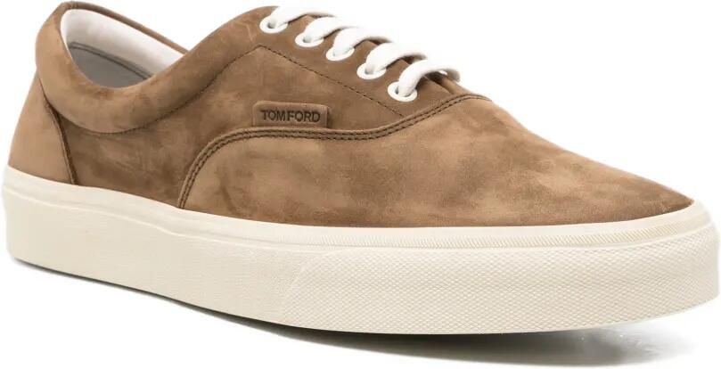 TOM FORD Sneakers met logo Bruin - Foto 3