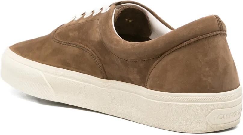 TOM FORD Sneakers met logo Bruin - Foto 2