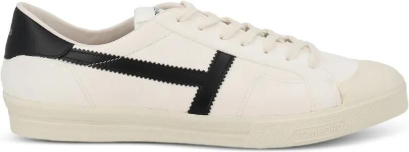 TOM FORD Sneakers met T-applicatie Beige