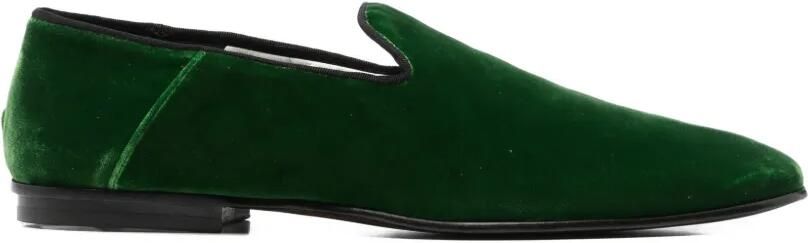 TOM FORD Steven fluwelen loafers Groen