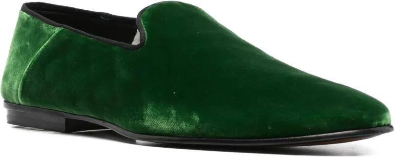 TOM FORD Steven fluwelen loafers Groen - Foto 3