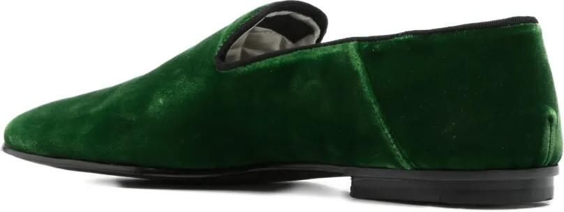 TOM FORD Steven fluwelen loafers Groen - Foto 4