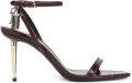 TOM FORD Stiletto sandalen met hangslot Rood - Rood