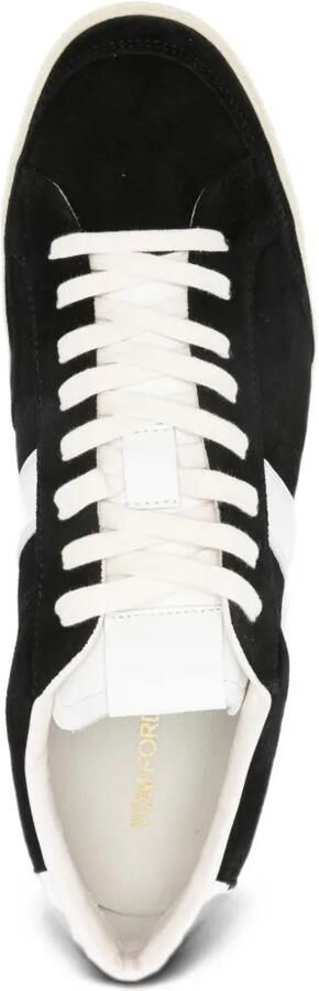 TOM FORD Blake tweekleurige leren sneakers Zwart - Foto 5