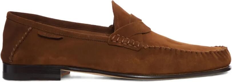 TOM FORD Suède loafers Bruin