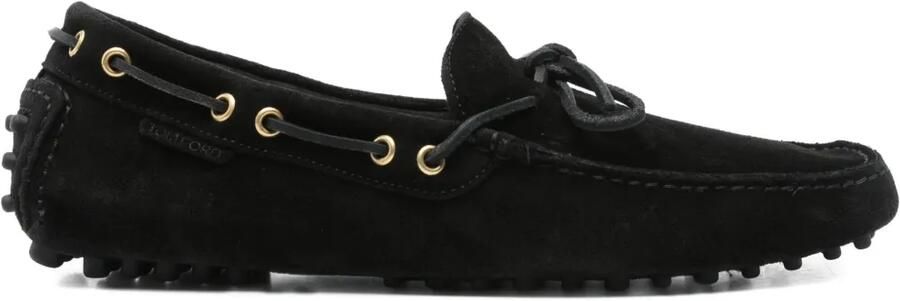 TOM FORD Suède loafers Zwart