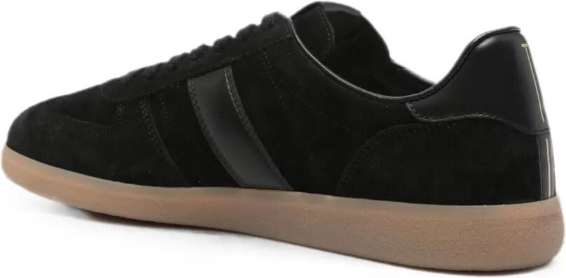 TOM FORD Suède sneakers met leren afwerking Zwart - Foto 2