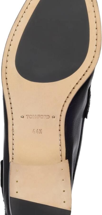 TOM FORD T-bar leren loafers Zwart - Foto 4