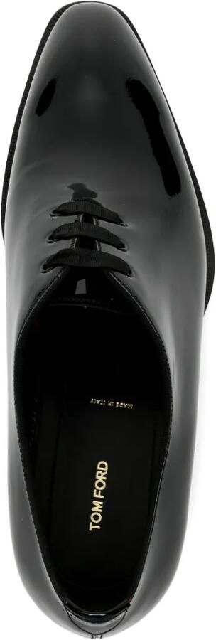 TOM FORD Vincent lakleren Oxford schoenen Zwart