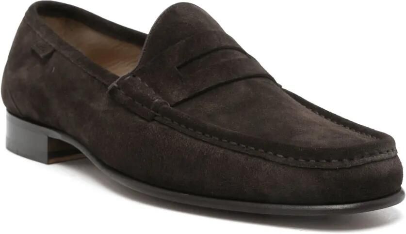 TOM FORD York suède penny loafers Bruin - Foto 2