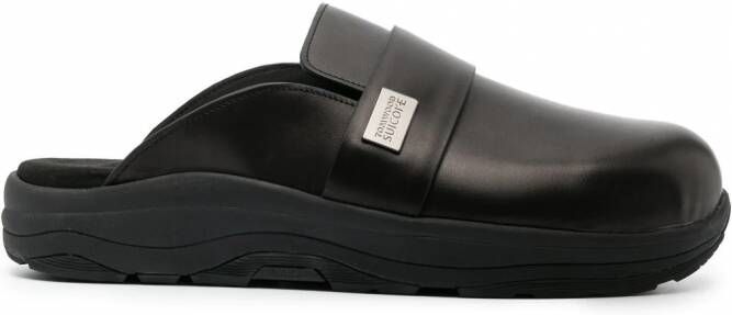 Tom Wood x Suicoke leren sandalen Zwart