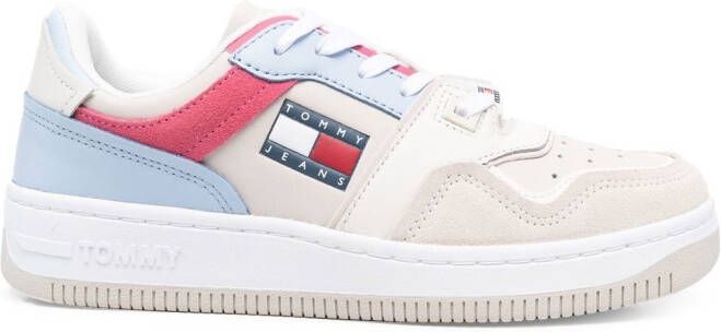 Tommy Jeans Talon sneakers met colourblocking Beige