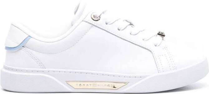 Tommy Hilfiger Court sneakers met vlakken Wit