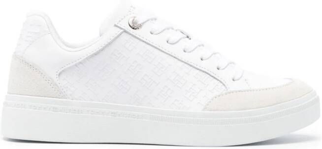 Tommy Hilfiger Leren sneakers Wit