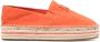 Tommy Hilfiger Espadrilles met logoplakkaat Oranje - Thumbnail 1